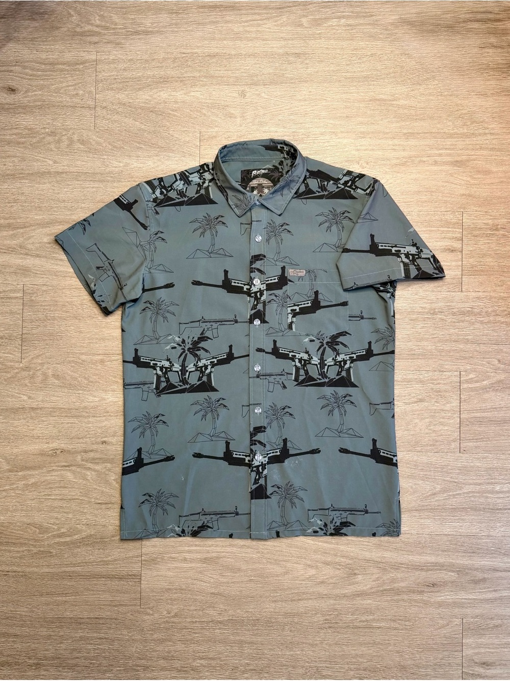Sick Retro Rifle Button-up - Picture 2 of 10